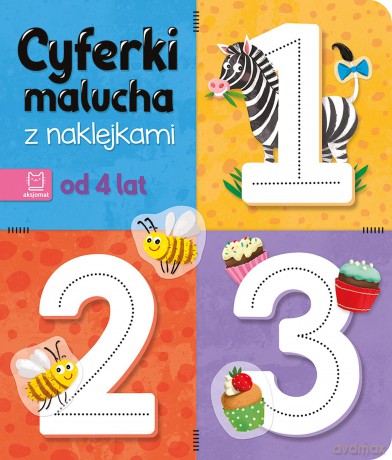 Cyferki malucha z naklejkami. Od 4 lat - Agnieszka Bator [KSIĄŻKA]