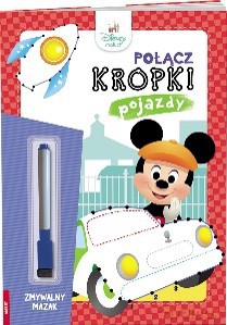 Disney maluch Połącz kropki Pojazdy PKM-9202 [KSIĄŻKA]