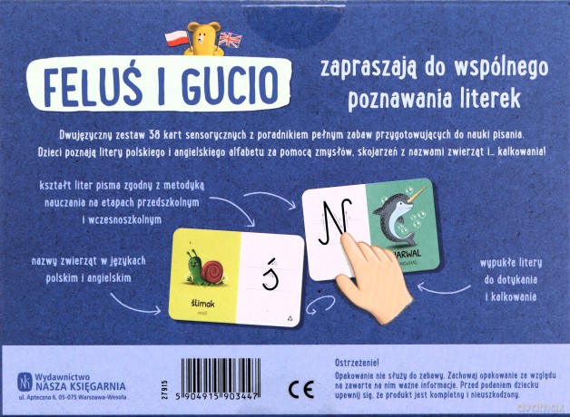 Gra Feluś i Gucio poznają literki - Justyna Kesler [GRA]