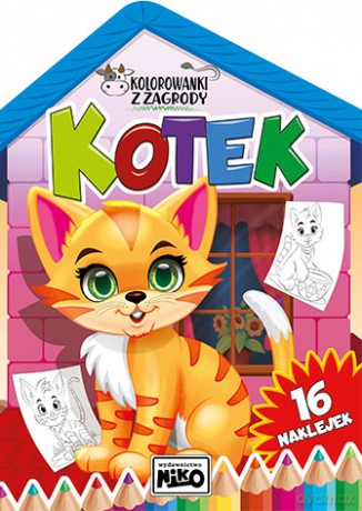 Kotek. Kolorowanki z zagrody - Artur Rajch [KSIĄŻKA]