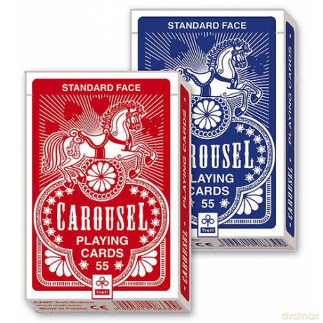 TREFL Karty - 55 el. listków - Carousel - wersja eksportowa (08330) [KARTY]