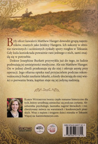 Na rozkaz miłości. Jeźdźcy Hangera (Tom 1) - Karen Witemeyer [KSIĄŻKA]