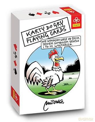 TREFL Karty 55 el. listków Tematyczne Mleczko (08338) [KARTY]