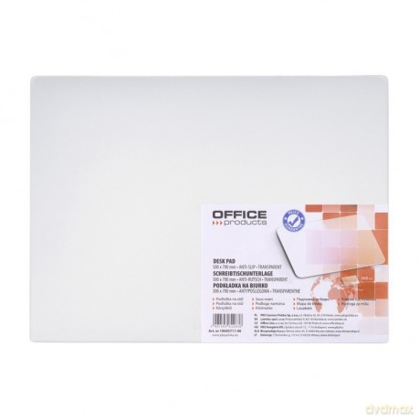 Podkładka na biurko Office Products antypoślizgowa transparentna