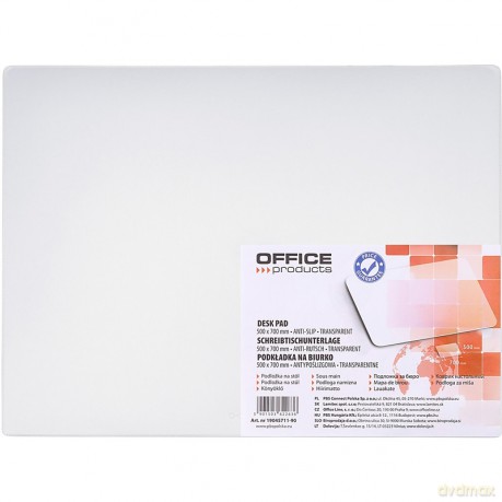 Podkładka na biurko Office Products antypoślizgowa transparentna