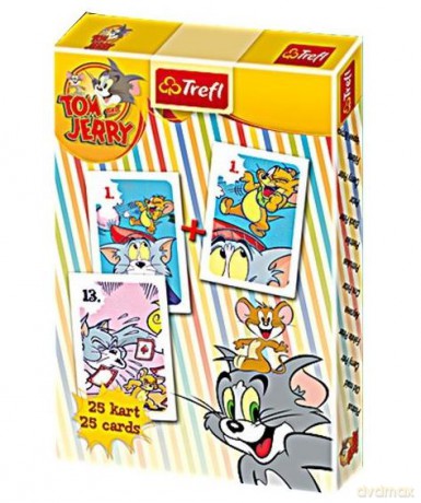 TREFL Karty Piotruś - Tom & Jerry (08426) [ KARTY]