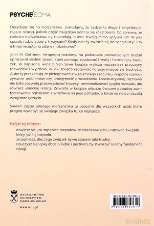 Siedem zasad udanego małżeństwa - John M. Gottman, Nan Silver [KSIĄŻKA]