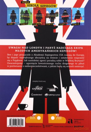 Szkoła szpiegów podbija Europę (Tom 7) - Stuart Gibbs [KSIĄŻKA]