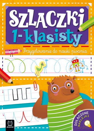 Szlaczki 1-klasisty. Przygotowanie do nauki pisania - Agnieszka Bator [KSIĄŻKA]