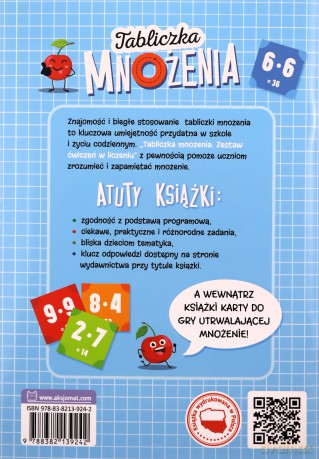 Tabliczka mnożenia. Zestaw ćwiczeń w liczeniu - Agnieszka Bator [KSIĄŻKA]