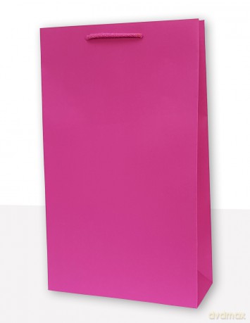Torebka prezentowa jednobarwna T4 różowa 10 sztuk