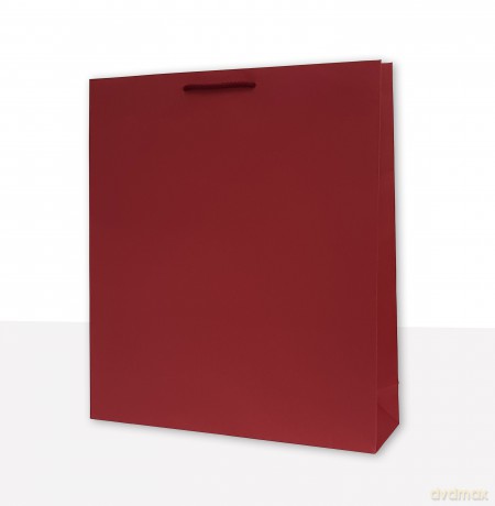 Torebka prezentowa jednobarwna T9 bordo 10 sztuk