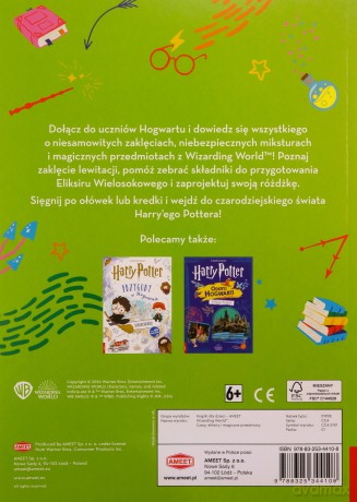 Wizarding World Czary eliksiry magiczne przedmioty CCA-5101 [KSIĄŻKA]