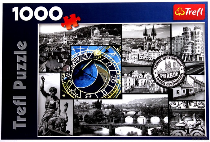 TREFL 1000 El. Kolaż Praga - Czechy (10346) [PUZZLE]