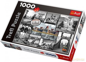 TREFL 1000 El. Kolaż Budapeszt - Węgry (10347) [PUZZLE]