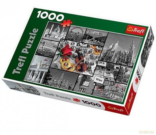 TREFL 1000 el. - Kolaż Wiedeń (10351) [PUZZLE]