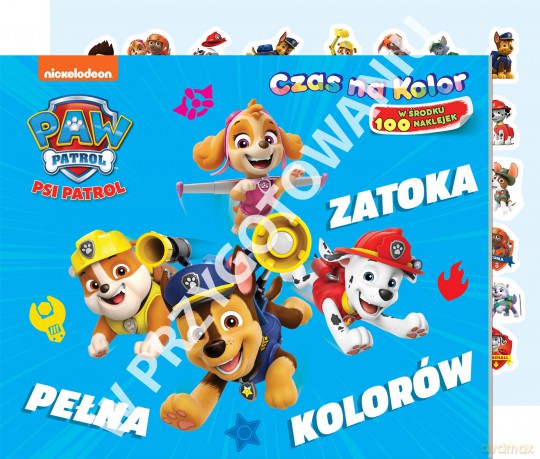 Zatoka pełna kolorów. Psi Patrol. Czas na kolor [KSIĄŻKA]