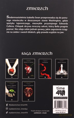 Zmierzch (Tom 1) - Stephenie Meyer [KSIĄŻKA]