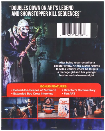 Terrifier 2 (Terrifier 2: Masakra w Święta) [Blu-Ray 4K]+[Blu-Ray]