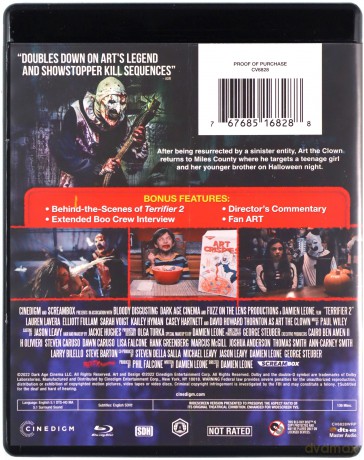 Terrifier 2 (Terrifier 2: Masakra w Święta) [Blu-Ray 4K]+[Blu-Ray]