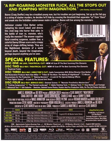 Nightbreed (Nocne plemię) [Blu-Ray 4K]+[Blu-Ray]