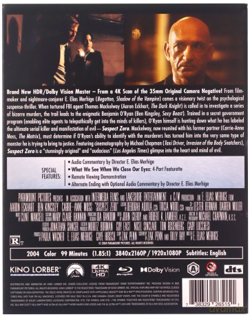 Suspect Zero (Sprawca Zero) [Blu-Ray 4K]+[Blu-Ray]