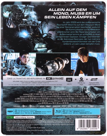 The Moon (Mroczna strona księżyca) (steelbook) [Blu-Ray 4K]+[Blu-Ray]