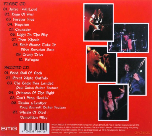 Saxon: The Eagle Has Landed, Part 2 (Live In Germany, December 1995) [2CD]