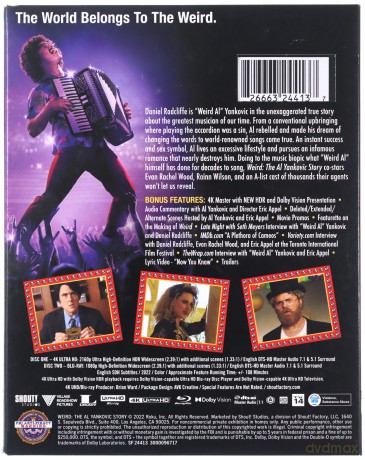 Weird: The Al Yankovic Story [Blu-Ray 4K]+[Blu-Ray]