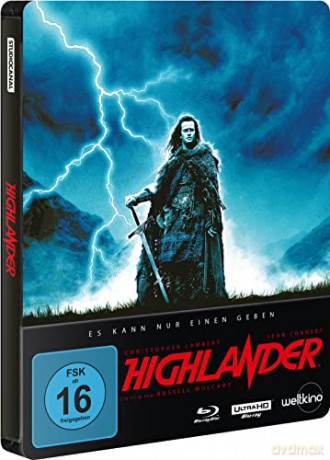 Highlander (Nieśmiertelny) (steelbook) [Blu-Ray 4K]+[Blu-Ray]