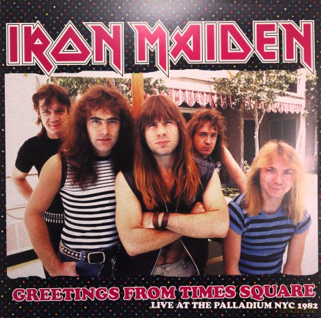 Iron Maiden: Greetings From Times Square - Live At The Palladium NYC 1982 (Yellow Marble) [Winyl]