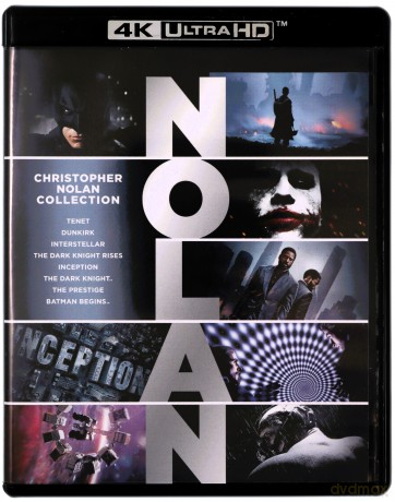 Batman - Początek / Prestiż / Mroczny Rycerz / Incepcja / Mroczny Rycerz powstaje / Interstellar / Dunkierka / Tenet [9xBlu-Ray 4K]