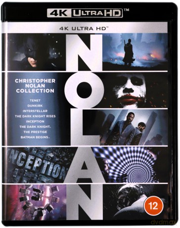 Batman - Początek / Prestiż / Mroczny Rycerz / Incepcja / Mroczny Rycerz powstaje / Interstellar / Dunkierka / Tenet [9xBlu-Ray 4K]