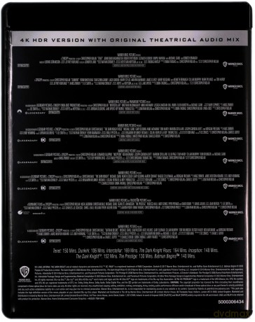 Batman - Początek / Prestiż / Mroczny Rycerz / Incepcja / Mroczny Rycerz powstaje / Interstellar / Dunkierka / Tenet [9xBlu-Ray 4K]