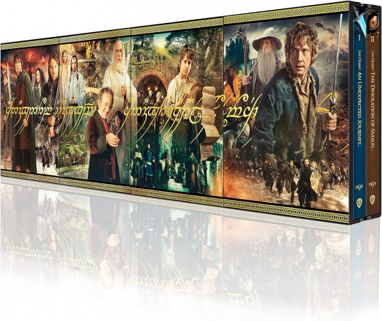 Śródziemie. Kompletna Kolekcja: Hobbit / Władca Pierścieni [BOX] [12xBlu-Ray 4K]+[19xBlu-Ray]
