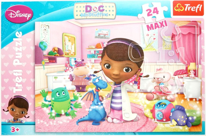 TREFL 24 Maxi - Klinika dla pluszaków (Disney) (14199) [PUZZLE]