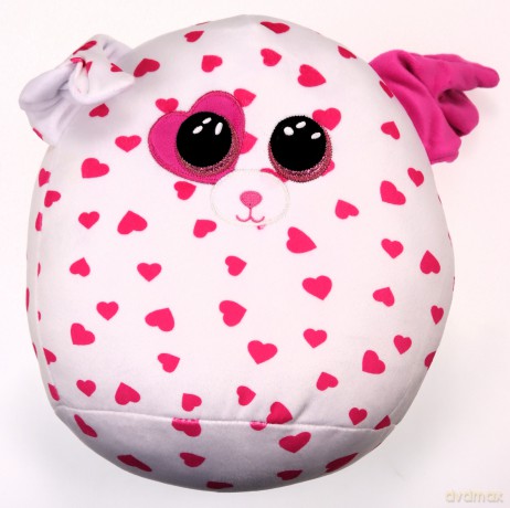 TY Squishy Beanies BEAU Maskotka poduszka pies w serduszka 22cm 39270