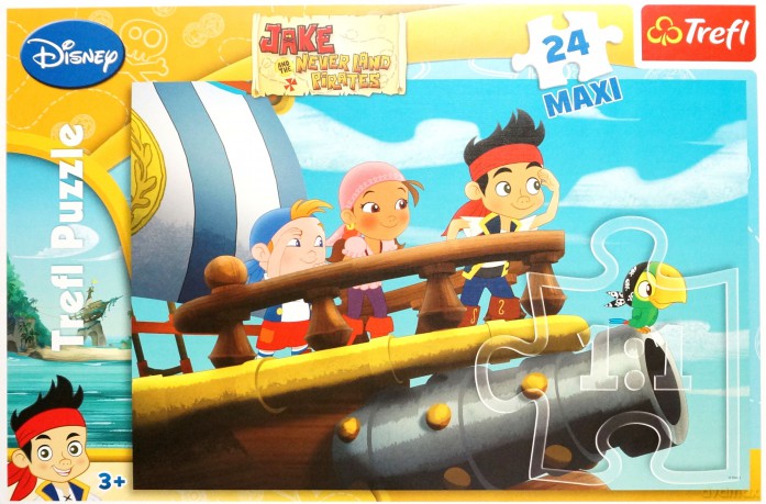 TREFL 24 Maxi - Jake i piraci z Nibylandii (Disney) (14200) [PUZZLE]