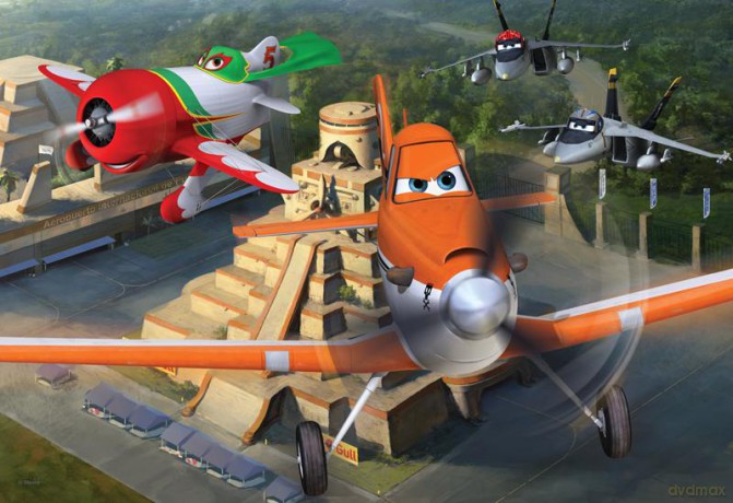 TREFL 160 - Lot nad krajem Chupacabry (Samoloty) (Planes) (Disney) (15239) [PUZZLE]