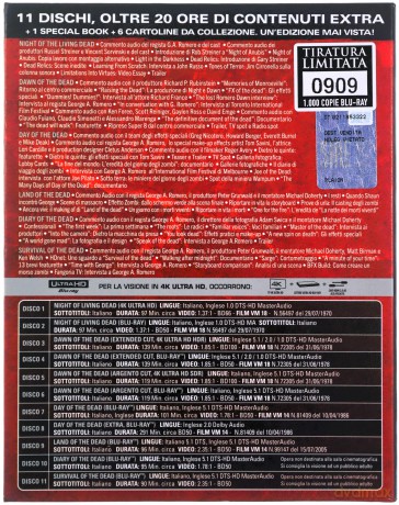 Living Dead Collection: The Night of the Living Dead / Dawn of the Dead / Day of the Dead / Land of the Dead / Diary of the Dead / Survival of the Dead (Kolekcja Żywych trupów) [BOX] [3xBlu-Ray 4K]+[8xBlu-Ray]