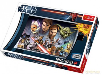 TREFL 100 el. Gwiezdne Wojny - Wojny Klonów (Clone Wars) (16182) (Star Wars) [PUZZLE]