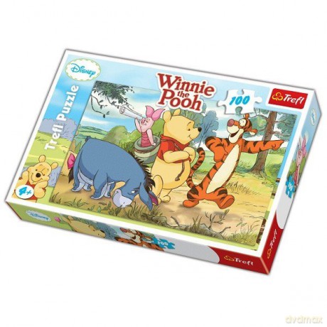TREFL 100 El. Kubuś Puchatek - W drogę ! (Disney) (16184) [PUZZLE]