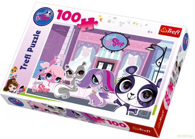 TREFL 100 - Na ulicy - Littlest Pet Shop (16198) [PUZZLE]