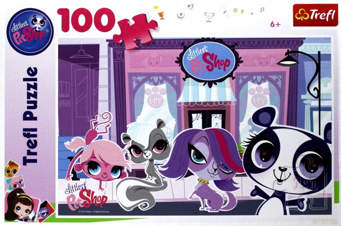 TREFL 100 - Na ulicy - Littlest Pet Shop (16198) [PUZZLE]