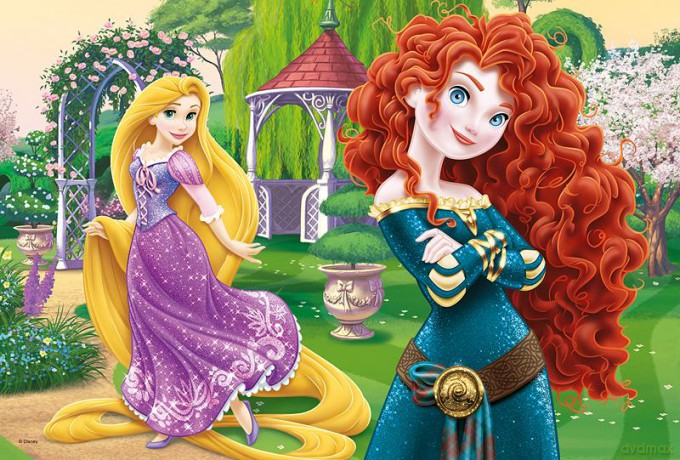 TREFL 100 el. Zadziorne księżniczki (Princess) (Disney) (16199) [PUZZLE]