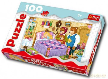 TREFL 100 el. Złotowłosa i trzy misie (16202) [PUZZLE]