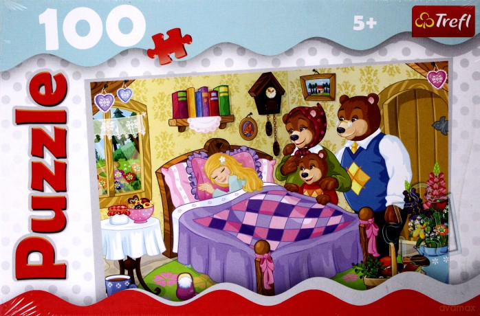 TREFL 100 el. Złotowłosa i trzy misie (16202) [PUZZLE]