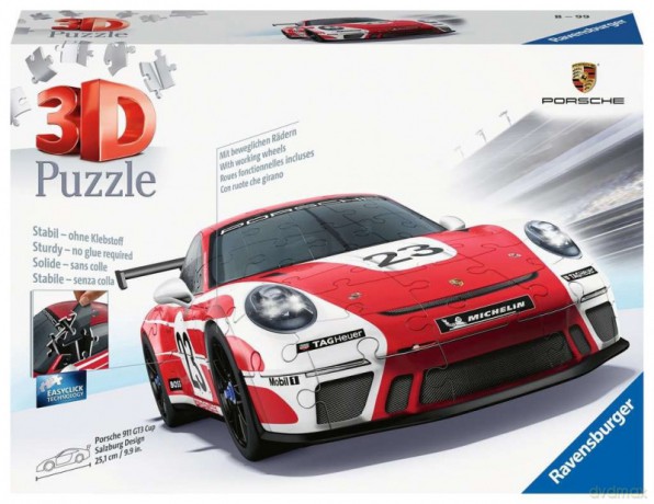 RAVENSBURGER 3D Pojazdy Porsche 911 Salzburg Design [PUZZLE]