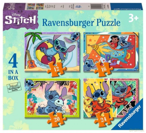 RAVENSBURGER 4w1 Disney Stitch [PUZZLE]