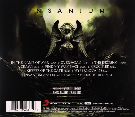 Whom Gods Destroy: Insanium [CD]